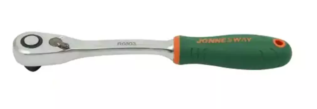 рукоятка трещоточная! 3/8''DR, 60 зубцов, 200мм\ R6803 JONNESWAY