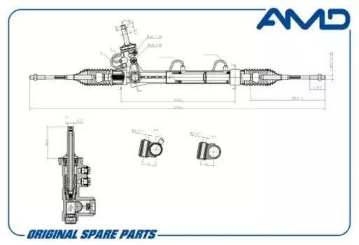 Рулевая рейка AMD AMD.SR119
