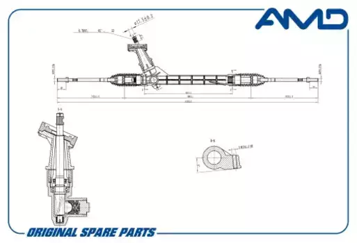 Рулевая рейка AMD AMD.SR122