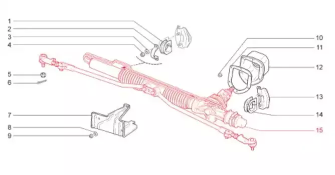 Рулевая рейка LADA 21100340001030
