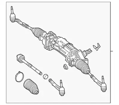 Рулевая рейка MB 205 460 43 01 80