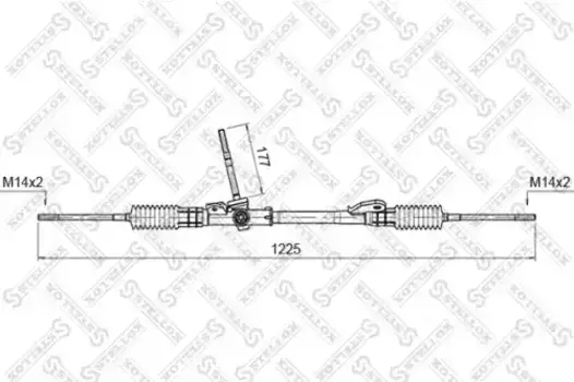 Рулевая рейка STELLOX 00-35015-SX