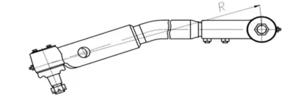 Рулевая тяга БААЗ 64221-3003010