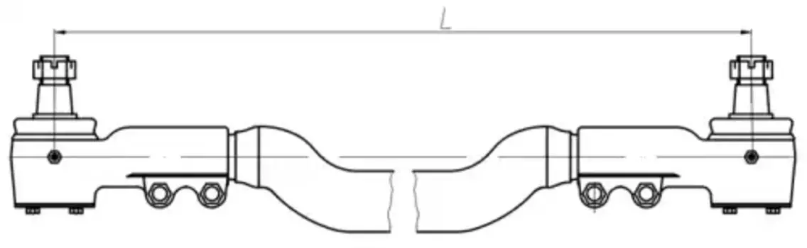 Рулевая тяга БААЗ 64221-3003052-10