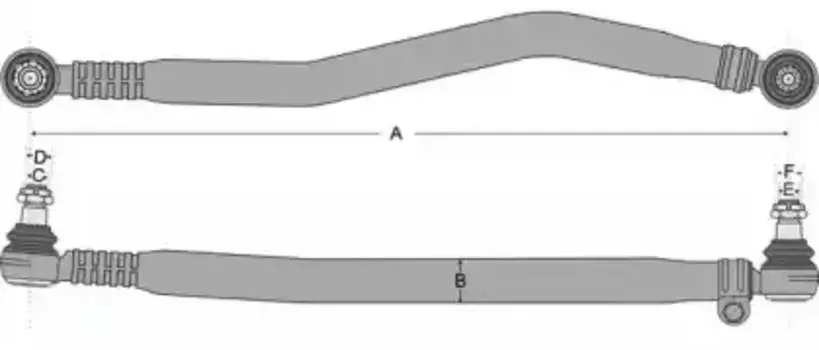 Рулевая тяга JURATEK JSS1466