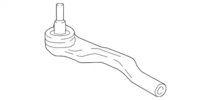 Рулевой наконечник PORSCHE 971 423 811 B