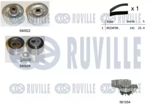 RUVILLE 5501341 25.4 мм