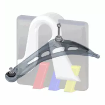 Рычаг подвески RTS 96-09569-2 слева