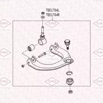 рычаг перед. подвески верхний прав.!\ HYUNDAI Sonata/XG 98>, KIA Magentis 01>