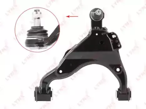 Рычаг подвески LYNXAUTO C5444R справа передняя ось нижний TOYOTA Land Cruiser Prado(150) 09>, LEXUS GX460