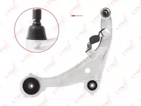 Рычаг подвески LYNXAUTO C5471L спереди слева Nissan Teana J32 08-13