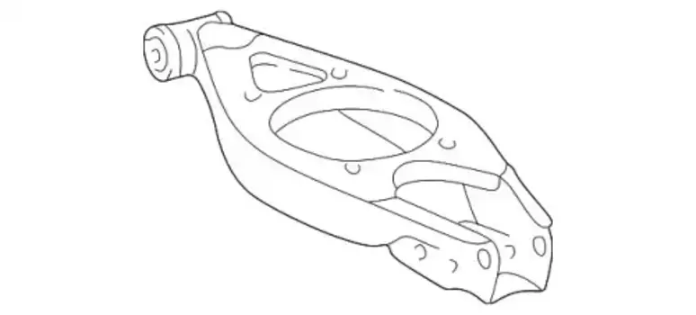 Рычаг подвески MB 202 350 02 06 задний нижний