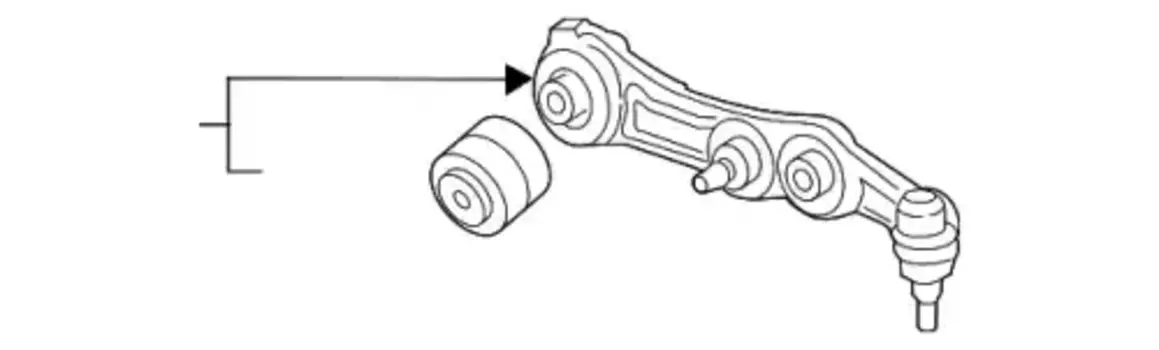 Рычаг подвески MB 2053306510