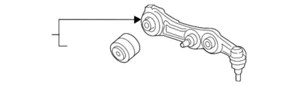 Рычаг подвески MB 205 330 67 10