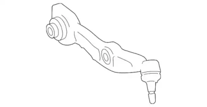 Рычаг подвески MB 221 330 78 07 MB W221/C216 05>