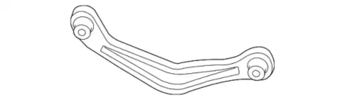 Рычаг подвески MB 221 350 15 06