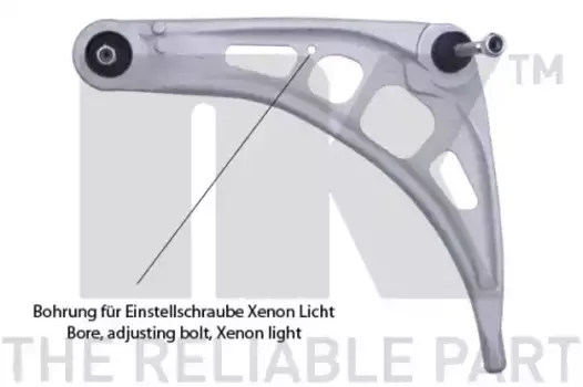 Рычаг подвески NK 5011527 слева нижний BMW E46 1.6i-3.3i 97>