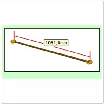 Рычаг подвески SSANGYONG 4560109001