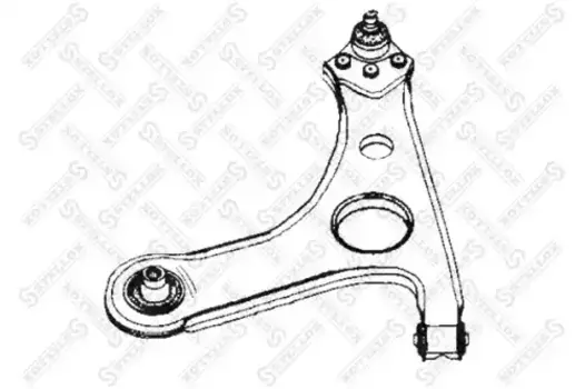 Рычаг подвески STELLOX 57-01702-SX справа нижний MB W168 all 97>