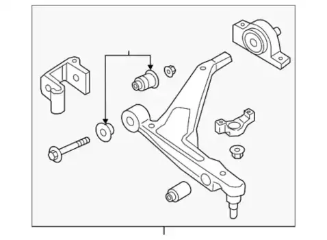 Рычаг подвески VOLVO 32381881
