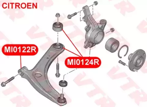 Рычаг подвески VTR MI0122R