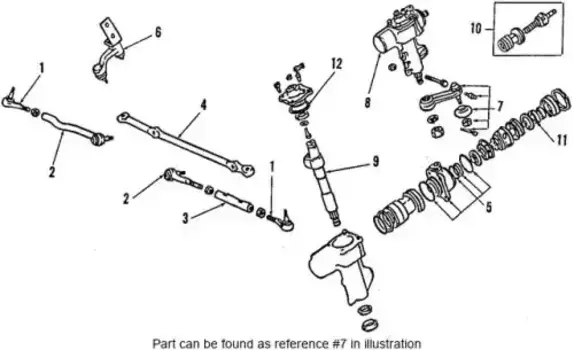 РЫЧАГ -СОШКА РУЛЕВОГО МЕХАНИЗМА MITS MONTERO MR592134 MITSUBISHI