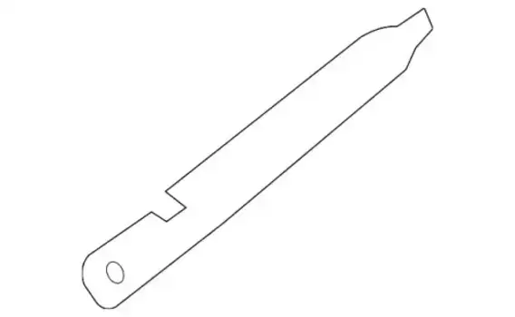 рычаг стеклоочистителя задний!\ MB W169 1.7 04> 164 820 07 44