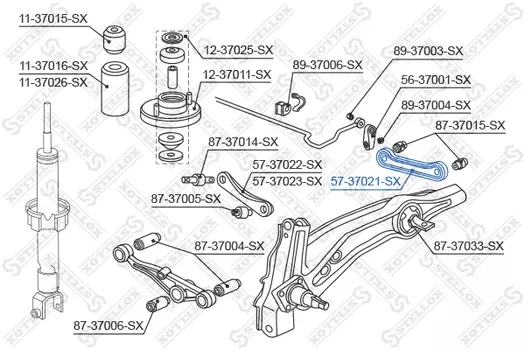 рычаг задней подвески передний!\ Honda Civic all 91-95