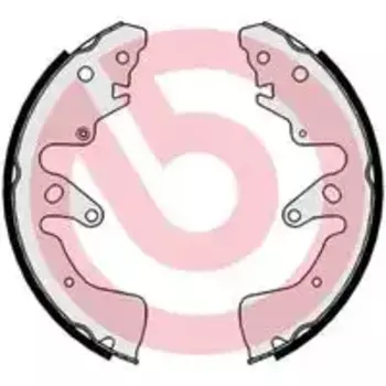 Тормозные колодки барабанные задняя ось BREMBO S79524