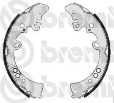 Тормозные колодки барабанные задняя ось BREMBO S 83 550