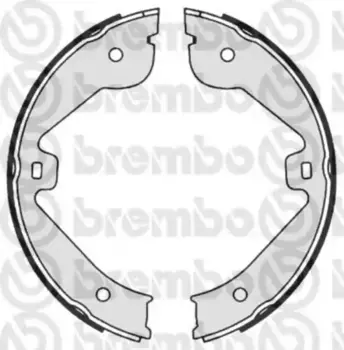 S85536 колодки барабанные руч.!\ Audi Q7, MB W164/W251, Porsche Caenne, VW Toureg 02>
