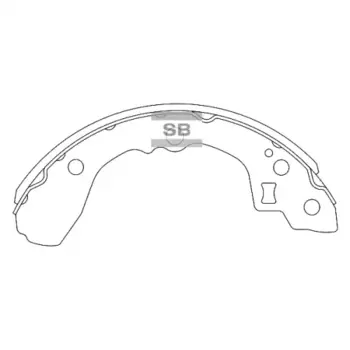 Тормозные колодки барабанные HI-Q SA052