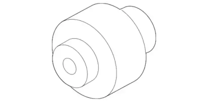 сайлентблок нижн. рычага пер.!\ VW Toureag 3.2-6.0/2.5TDi-5.0TDi 02> 4M0407181 VAG