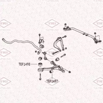 сайлентблок перед. нижн. рычага задний!\ HONDA Accord 08>
