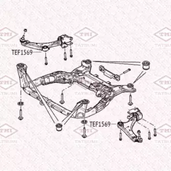 сайлентблок перед. рычага перед.!\ LAND ROVER Freelander 06>