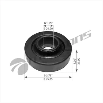 сайлентблок !подвески кабины передний нижний FLD\FRL