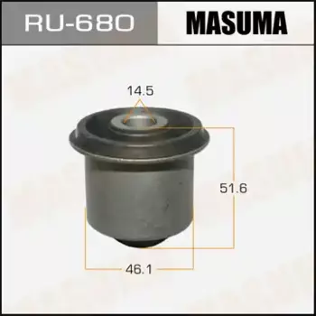 сайлентблок пред. верх. рычага!\ Mitsubishi L200/Pajero Sport 3.5/2.5Di-D/3.2D 98> RU-680 MASUMA