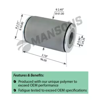 сайлентблок рычага! 96x61x58,8x24,35мм\ Volvo 900.709 MANSONS