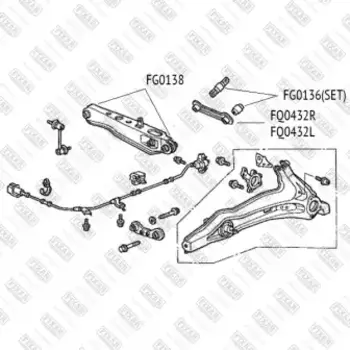 сайлентблок рычага!\ Honda Civic/CR-V 91>