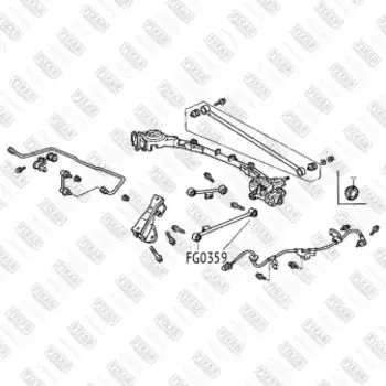 сайлентблок рычага!\ Honda HR-V 98>