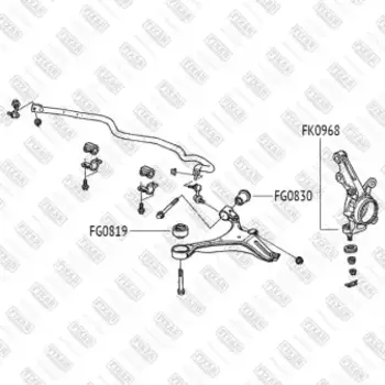 сайлентблок рычага нижнего передний!\ Honda Civic/CR-V 01>