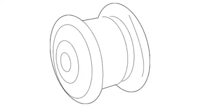 сайлентблок рычага нижнего передний!\ MB X164/W164/W251 05> 166 333 02 00