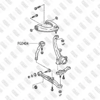 сайлентблок рычага перед.!\ Toyota Mark II 96>