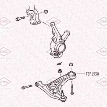 сайлентблок рычага переднего задний!\ Toyota Yaris >05