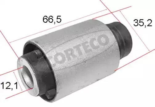 сайлентблок рычага верхн.!\ BMW Е36/Е46/Z4 all 90> 80005165 CORTECO