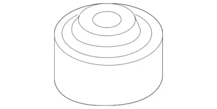 сайлентблок рычага! зад.50x13x65/30 рез-мет.\Audi A3,VW Golf 7 12> 5Q0407183L VAG