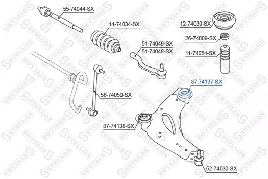 сайлентблок рычага зад.!\ Nissan Primastar all 02>