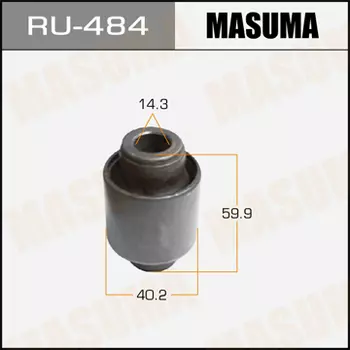 сайлентблок рычага зад.подв.попереч.!\ Suzuki Grand Vitara 06> RU-484 MASUMA
