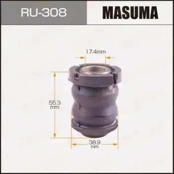 сайлентблок рычага зад.подв.попереч.!\ Toyota Caldina 97-02 RU-308 MASUMA