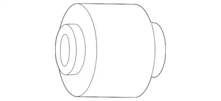 сайлентблок рычага задний!\ Audi A8 IV, VW Touareg III 3.0TDI 17> 4M0407183B VAG